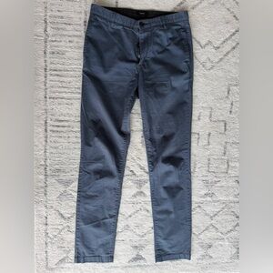 Theory Slim Navy Blue Chinos